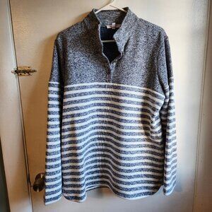 5/$25 T by Talbots 1/4 button Sweater Knit Pullover